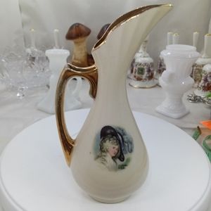 Vintage John Peters Portrait Holland Victorian Woman Water Picture